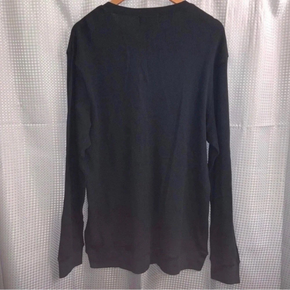True Religion Black Crewneck Thermal NWT